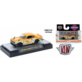 M2 Machines 1:64 Nissan Skyline GT-R 1971 orange